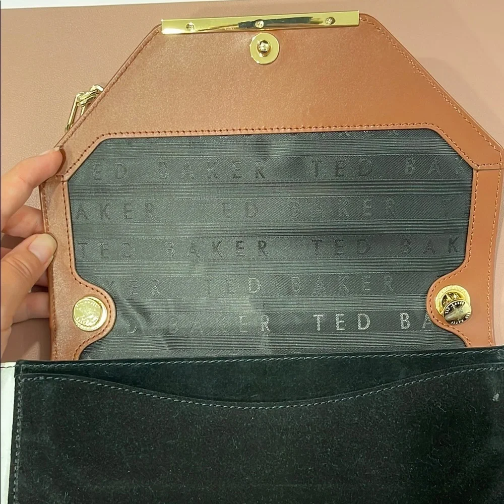 Ted Baker London Brown and Black Shoulder Bag
